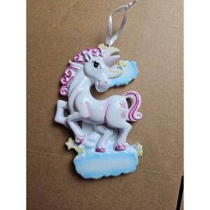 Unicorn‎ Christmas Ornament . This Can Be Personalized For You